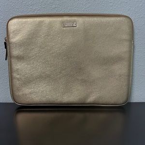 Kate Spade Metallic Gold Laptop Case